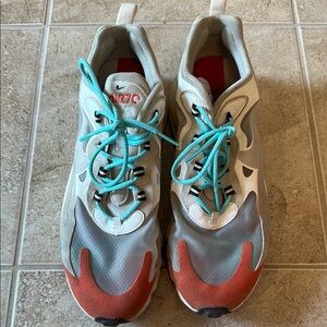 Nike React Blue and Red Athletic Shoes with Modern Design